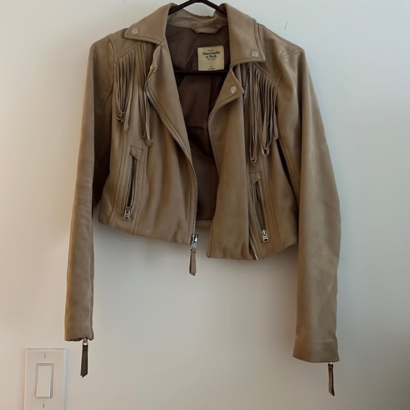 Jackets & Blazers - Abercrombie fringe suede jacket